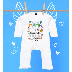 "CUINA mama" Pijama màniga llarga nadó