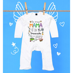 "JARDINERIA mama" Pijama màniga llarga nadó
