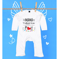 "MAMA T'ESTIMEM I REQUETESTIMEM MOLT" Pijama màniga llarga nadó