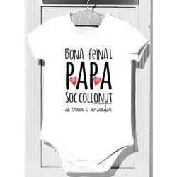 "BONA FEINA PAPA, SOC COLLONUT" Body nadó personalitzat