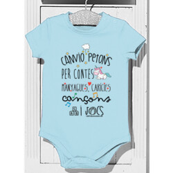"CANVIO PETONS PER CONTES, MANYAGUES, CARICIES..." Body bebè