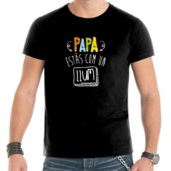 "LLUM papa" Samarreta Home m/curta
