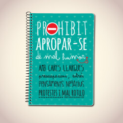 "MAL HUMOR" Llibreta A5