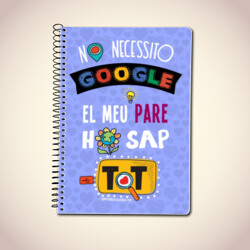 "GOOGLE pare" Llibreta A5