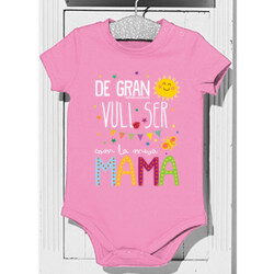 "DE GRAN VULL SER COM LA MEVA MAMA" Bodi nadó