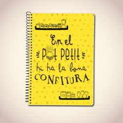 "REFRANY2_EN EL POT PETIT" Llibreta A5