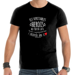 "PROFE herois" Samarreta Home m/curta