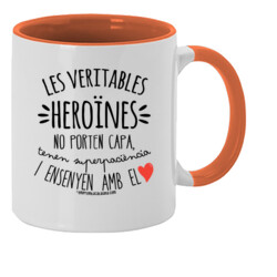 "PROFE heroïnes" Tassa color interior