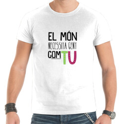 "COM TU" Samarreta Home m/curta