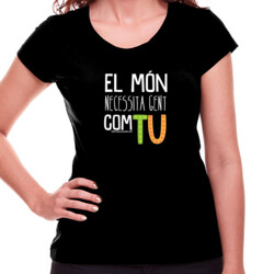 "COM TU" Samarreta dona m/curta