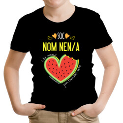 "HE NASCUT PER TRENCAR CORS - PERSONALITZABLE" Samarreta NENS/NENES m/curta