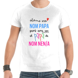 "ABANS papa" Samarreta Home m/curta PERSONALITZABLE