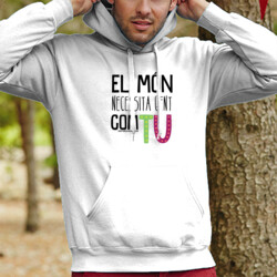 "COM TU" Dessuadora UNISEX amb caputxa