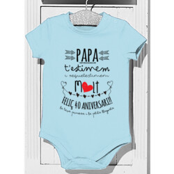 "PAPA T'ESTIMEM I REQUETESTIMEM MOLT" Body personalitzat