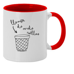 "LLENÇA ELS MALS ROTLLOS" Tassa color interior