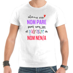 "ABANS padrastre" Samarreta Home m/curta PERSONALITZABLE