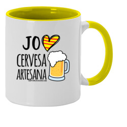 "CERVESA" Tassa color interior