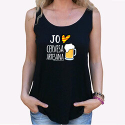 "CERVESA" Samarreta tirants folgada