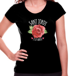 "SANTJORDI" Samarreta Dona m/curta