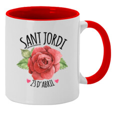 "SANTJORDI" Tassa color interior