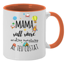 "AVENTURES mama" Tassa color interior