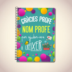 "AJUDAR-ME A CRÉIXER - PROFE" Llibreta A5 PERSONALITZABLE