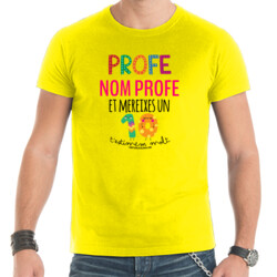 "PROFE 10 personalitzable" Samarreta PERSONALITZABLE Home m/curta
