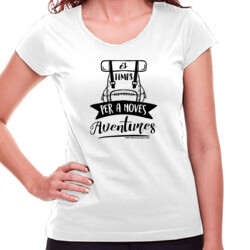 "TEMPS PER A NOVES AVENTURES" Samarreta Dona M/CURTA