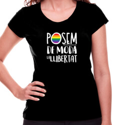 "LLIBERTAT" Samarreta Dona M/CURTA