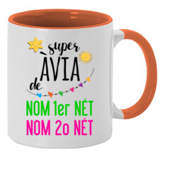 "SUPER AVIA" Tassa PERSONALITZADA color interior