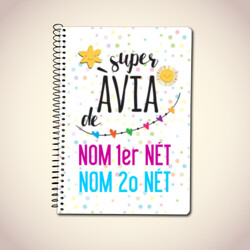 "SUPER_ àvia" Llibreta A5 PERSONALITZABLE