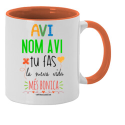 "AVI BONICA" Tassa PERSONALITZADA color interior