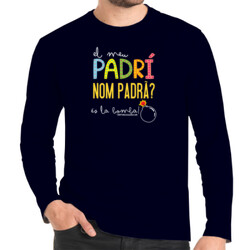 "BOMBA PADRÍ" Samarreta PERSONALITZABLE Home m/llarga