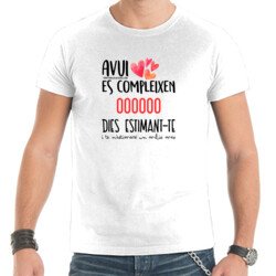"AVUI ES COMPLEIXEN X DIES ESTIMANT-TE" Samarreta Home M/curta personalitzada