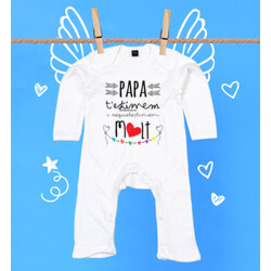 "PAPA T'ESTIMEM I REQUETESTIMEM MOLT" Pijama màniga llarga nadó
