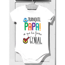 "PAPA, sé que ho faràs genial" Body nadó