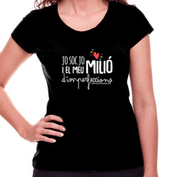 "JO SOC JO I EL MEU MILIÓ D'IMPERFECCIONS" Samarreta Dona M/CURTA