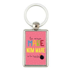 "LA MEVA MARE ÉS LA BOMBA" Clauer PERSONALITZABLE rectangular metàl·lic