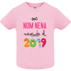 "NASCUDA EL 2019 PERSONALITZABLE" Samarreta bebè m/curta