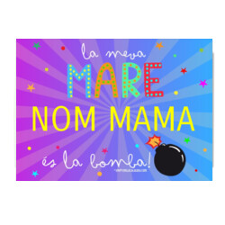 "LA MEVA MARE ÉS LA BOMBA Personalitzat" Puzle de 96 peces