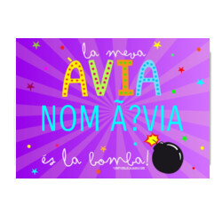 "LA MEVA ÀVIA ÉS LA BOMBA Personalitzat" Puzle de 96 peces
