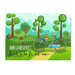 "AMB LA MEVA BICI ..." Puzle de 96 peces