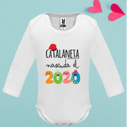 "CATALANETA NASCUDA EL 2020" body nadó màniga llarga