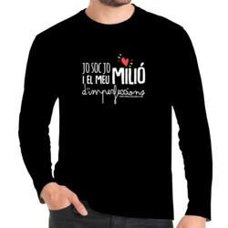 "JO SOC JO I EL MEU MILIÓ D'IMPERFECCIONS" Samarreta Home m/llarga
