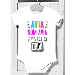 "ÀVIA ESTÀS COM UN LLUM personalitzat" body nadó