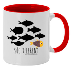 "SÓC DIFERENT" Tassa color interior