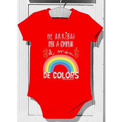 "HE ARRIBAT PER A OMPLIR EL MÓN DE COLORS" Body nadó