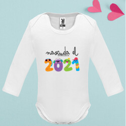 "NASCUDA EL 2021" body nadó màniga llarga