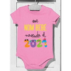 "SOC xxxx NASCUDA EL 2021" Body bebè personalitzat