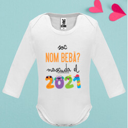 "SOC xxxx NASCUDA EL 2021" body nadó màniga llarga